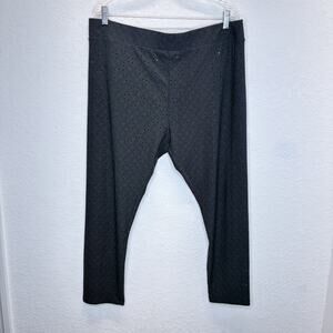 LOGO Layers Black Laser Cut Pull On Pant Size US XL comfy, casual, summer, beach